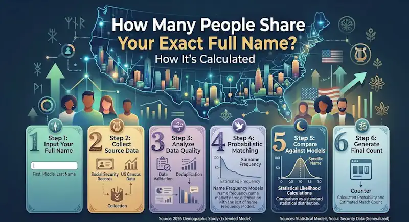 How Many People Share Your Exact Full Name? Here’s How It’s Calculated