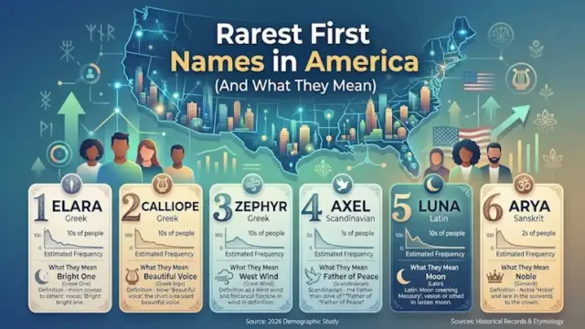 Rarest First Names in America (And What They Mean)
