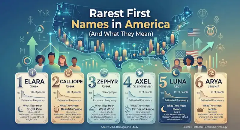 Rarest First Names in America (And What They Mean)